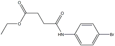 ethyl 4-(4-bromoanilino)-4-oxobutanoate Structure