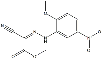 methyl 2-cyano-2-[(Z)-2-(2-methoxy-5-nitrophenyl)hydrazono]acetate