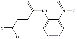 methyl 4-(2-nitroanilino)-4-oxobutanoate Struktur