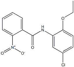 N-(5-chloro-2-ethoxyphenyl)-2-nitrobenzamide Struktur