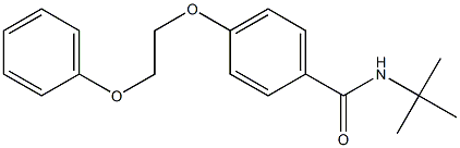 N-(tert-butyl)-4-(2-phenoxyethoxy)benzamide Struktur