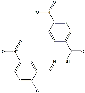  N'-[(E)-(2-chloro-5-nitrophenyl)methylidene]-4-nitrobenzohydrazide