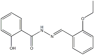 N'-[(E)-(2-ethoxyphenyl)methylidene]-2-hydroxybenzohydrazide Structure