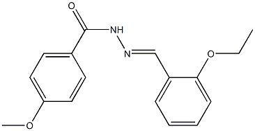 N'-[(E)-(2-ethoxyphenyl)methylidene]-4-methoxybenzohydrazide