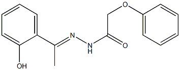 N'-[(E)-1-(2-hydroxyphenyl)ethylidene]-2-phenoxyacetohydrazide Structure