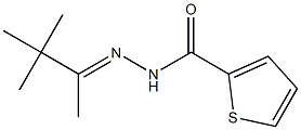 N'-[(E)-1,2,2-trimethylpropylidene]-2-thiophenecarbohydrazide Structure