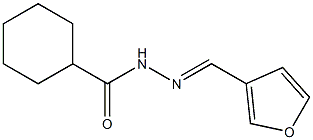 N'-[(E)-3-furylmethylidene]cyclohexanecarbohydrazide Structure