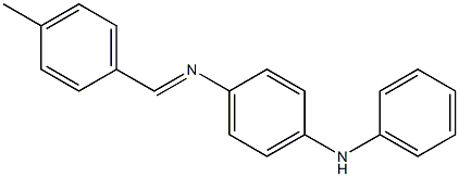 N-(4-anilinophenyl)-N-[(E)-(4-methylphenyl)methylidene]amine