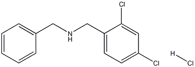 N-benzyl(2,4-dichlorophenyl)methanamine hydrochloride Struktur