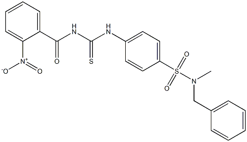 N-benzyl-N-methyl-4-({[(2-nitrobenzoyl)amino]carbothioyl}amino)benzenesulfonamide|