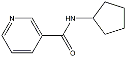 N-cyclopentylnicotinamide 结构式