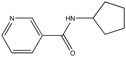 N-cyclopentylnicotinamide,,结构式