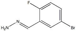 5-bromo-2-fluorobenzenecarbaldehyde hydrazone 化学構造式
