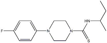 (4-(4-fluorophenyl)piperazinyl)((methylpropyl)amino)methane-1-thione