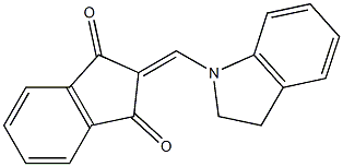 2-(2,3-dihydro-1H-indol-1-ylmethylene)-1H-indene-1,3(2H)-dione