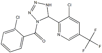  (2-chlorophenyl){5-[3-chloro-5-(trifluoromethyl)-2-pyridinyl]-4,5-dihydro-1H-1,2,3,4-tetraazol-1-yl}methanone