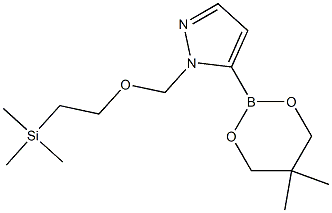  5-(5,5-Dimethyl-1,3,2-dioxaborinan-2-yl)-1-{[2-(trimethylsilyl)ethoxy]methyl}-1H-pyrazol