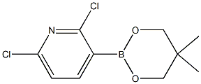 2,6-Dichloro-3-(5,5-dimethyl-1,3,2-dioxaborinan-2-yl)pyridine,2096997-95-2,结构式