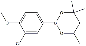 2096997-61-2 2-(3-Chloro-4-methoxyphenyl)-4,4,6-trimethyl-1,3,2-dioxaborinane