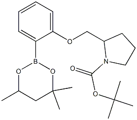  tert-Butyl 2-{[2-(4,4,6-trimethyl-1,3,2-dioxaborinan-2-yl)phenoxy]methyl}pyrrolidine-1-carboxylate