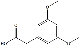 2-(3,5-dimethoxyphenyl)acetic acid 结构式