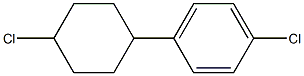 1-chloro-4-(4-chlorocyclohexyl)benzene Struktur