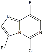 3-bromo-5-chloro-8-fluoroimidazo[1,2-c]pyrimidine Structure