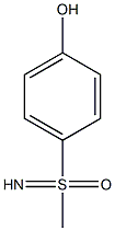 S-methyl-S-(4-hydroxyphenyl)  sulfoximine ,95%,,结构式