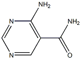 4-氨基嘧啶-5-甲酰胺 结构式