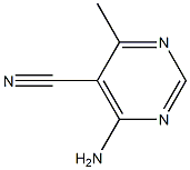 4-氨基-6-甲基嘧啶-5-甲腈, , 结构式