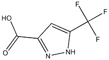 5-三氟甲基-1H-吡唑-3-羧酸, , 结构式