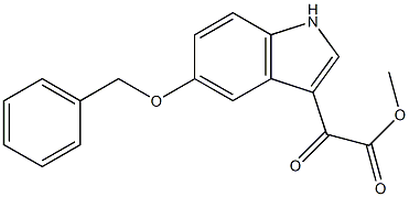 Methyl 2-[5-(benzyloxy)-1H-indol-3-yl]-2-oxoacetate ,97%|2-[5-(苄氧基)-1基-吲哚-3基]-2-氧代乙酸甲酯