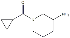 1-(cyclopropylcarbonyl)piperidin-3-amine Structure