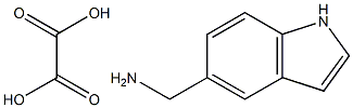 1H-indol-5-ylmethylamine oxalate 化学構造式