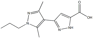 3',5'-dimethyl-1'-propyl-1H,1'H-3,4'-bipyrazole-5-carboxylic acid