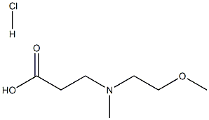 3-[(2-methoxyethyl)(methyl)amino]propanoic acid hydrochloride