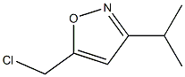 5-(chloromethyl)-3-isopropylisoxazole Struktur