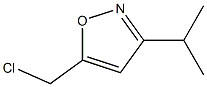 5-(chloromethyl)-3-isopropylisoxazole Structure