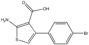 2-Amino-4-(4-bromo-phenyl)-thiophene-3-carboxylic acid