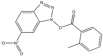 2-Methylbenzoic acid 6-nitro-1H-benzotriazol-1-yl ester,,结构式