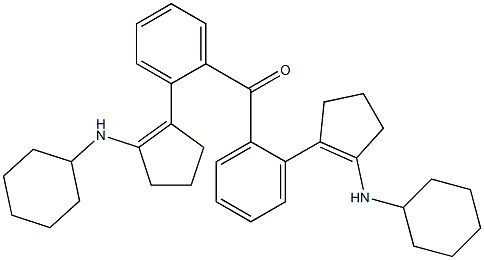 [2-(Cyclohexylamino)-1-cyclopentenyl]phenyl ketone Structure