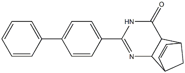 4-[4-Phenylphenyl]-3,5-diazatricyclo[6.2.1.02,7]undeca-3,9-dien-6-one Structure