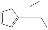 1-(3-Methylpentan-3-yl)-1,3-cyclopentadiene,,结构式