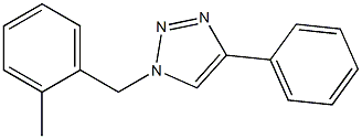 1-(2-Methylbenzyl)-4-phenyl-1H-1,2,3-triazole,,结构式