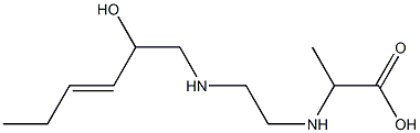 2-[N-[2-[N-(2-Hydroxy-3-hexenyl)amino]ethyl]amino]propionic acid