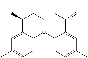 (+)-[(S)-sec-ブチル]p-トリルエーテル 化学構造式