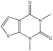 1,3-Dimethylthieno[2,3-d]pyrimidine-2,4(1H,3H)-dione,,结构式