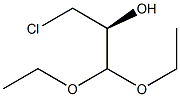 (S)-3-Chloro-2-hydroxypropionaldehyde diethyl acetal,,结构式