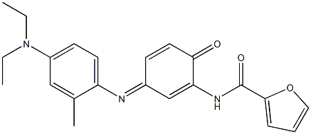 N-[3-[[4-(Diethylamino)-2-methylphenyl]imino]-6-oxo-1,4-cyclohexadien-1-yl]furan-2-carboxamide