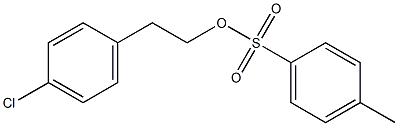 4-Methylbenzenesulfonic acid 4-chlorophenethyl ester,,结构式